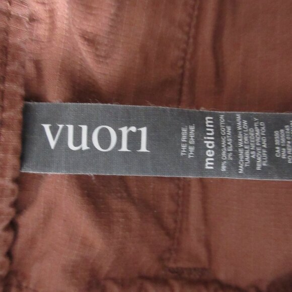 Vuori Pants Women Medium The Rise The Shine Ripstop Clay‎ Color - Picture 13 of 16